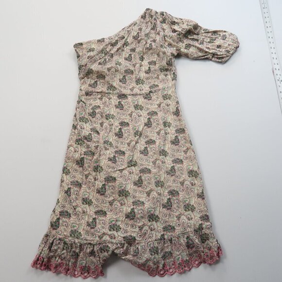 Isabel Marant Etoile Esther One Shoulder Floral Print Dress Size 38 / US 8 - Picture 9 of 9